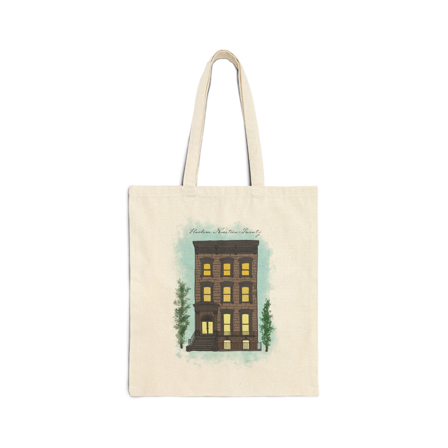 In Color Harlem 1920 Brownstone Tote Bag
