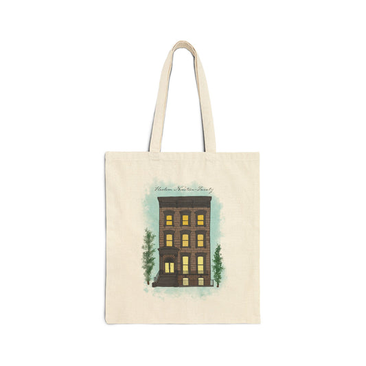In Color Harlem 1920 Brownstone Tote Bag