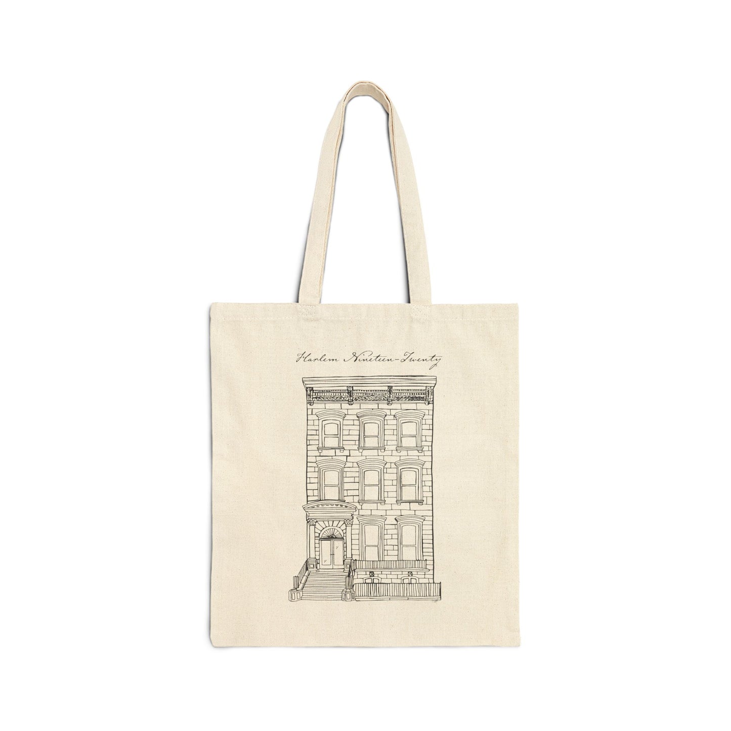 Natural Harlem 1920 Brownstone Tote Bag