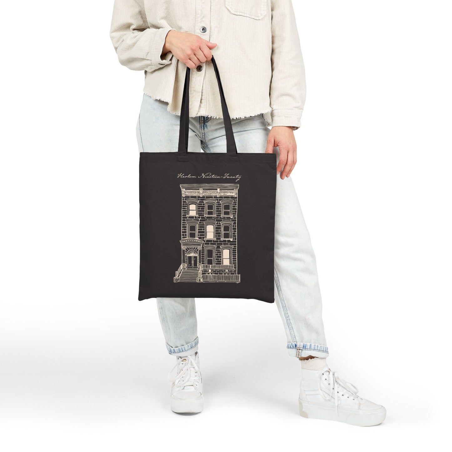 Harlem 1920 Brownstone Tote Bag