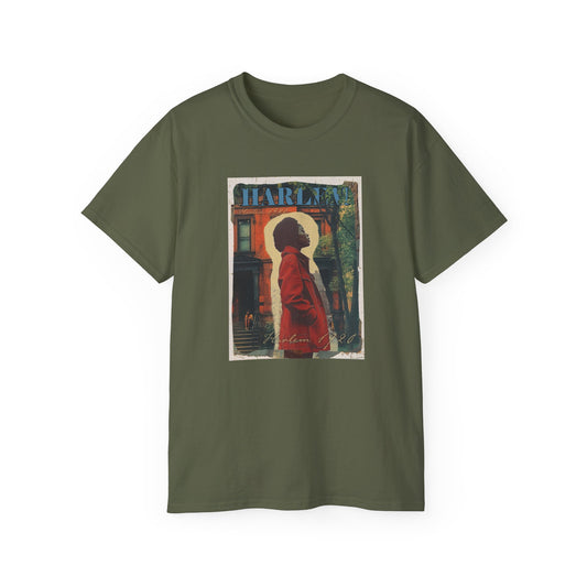 Harlem Girl In Red Graphic Tee
