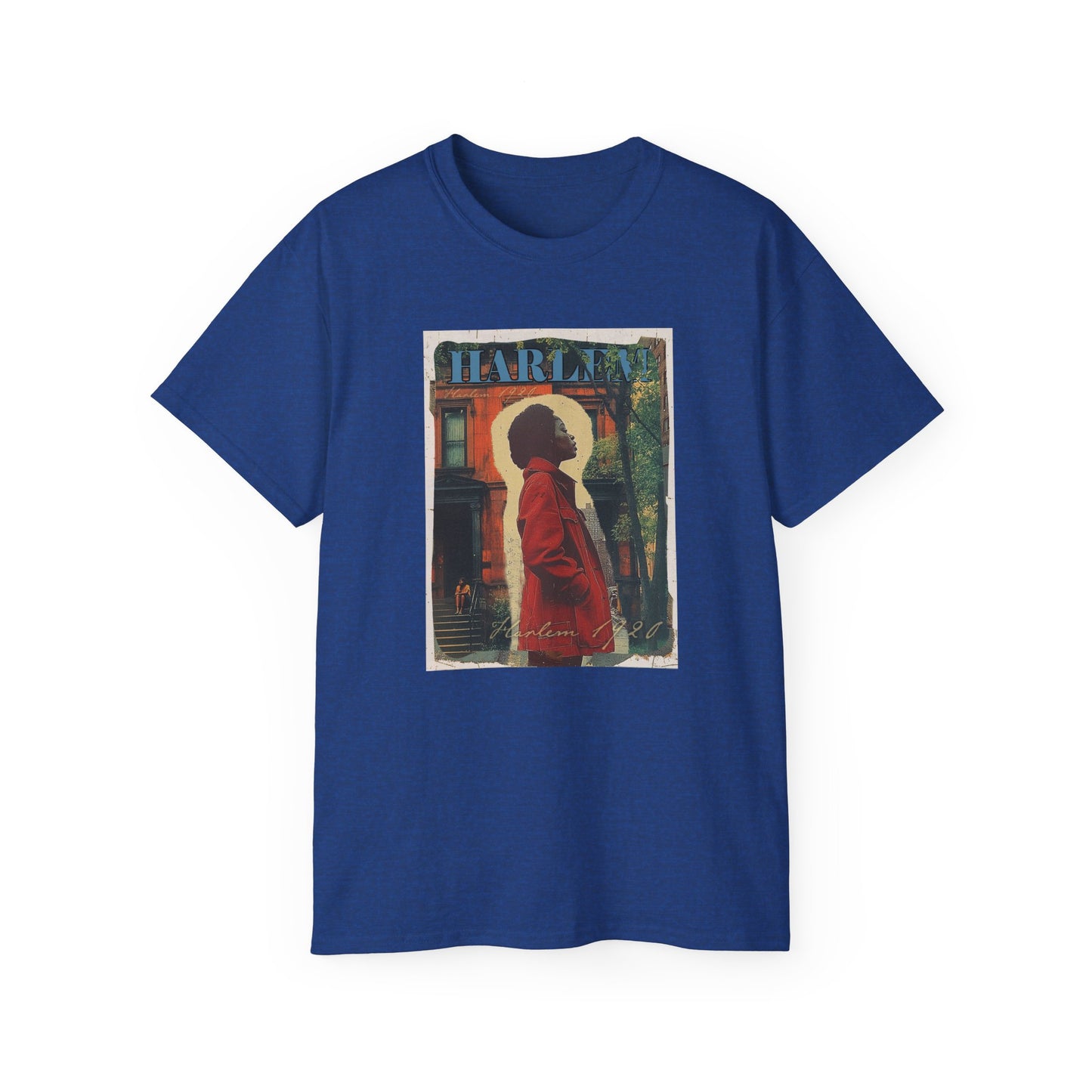 Harlem Girl In Red Graphic Tee