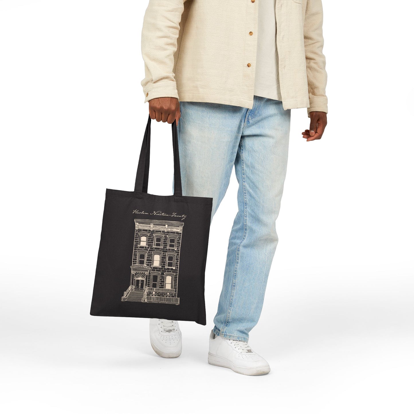 Harlem 1920 Brownstone Tote Bag
